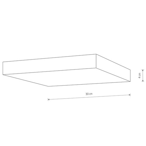 Потолочный cветильник Nowodvorski Lid Square Led Black 10436